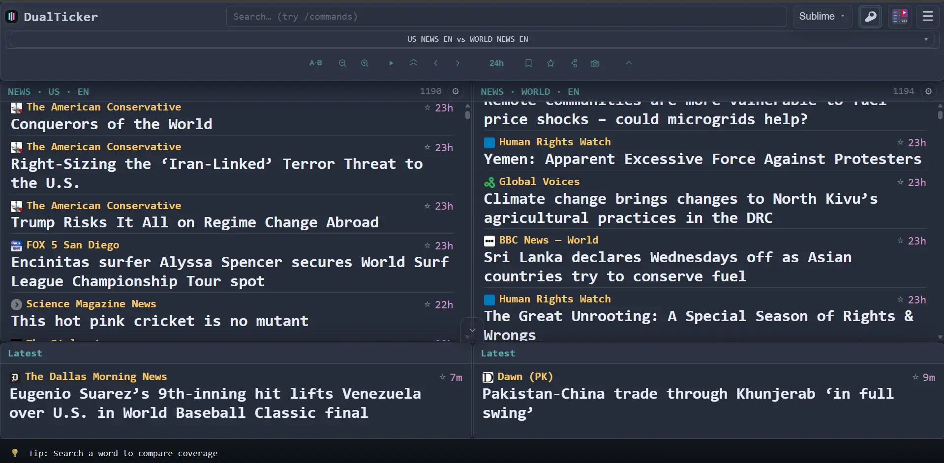 Screenshot 3 of DualTicker