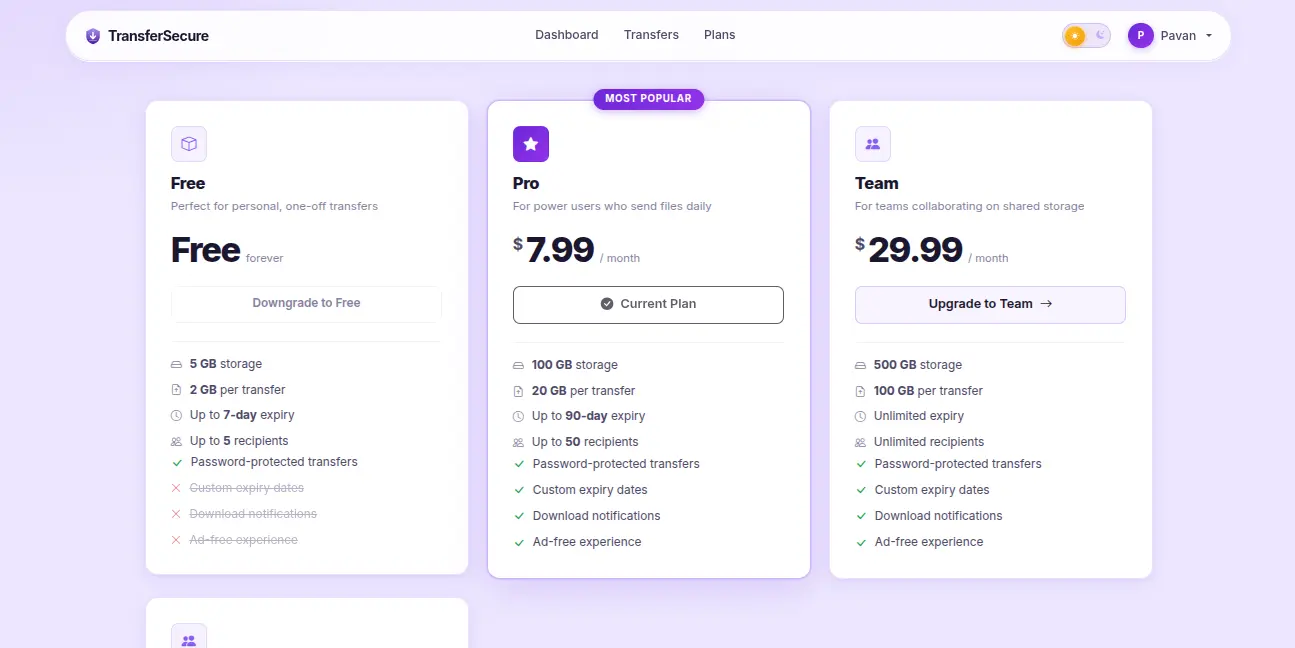 Screenshot 5 of TransferSecure