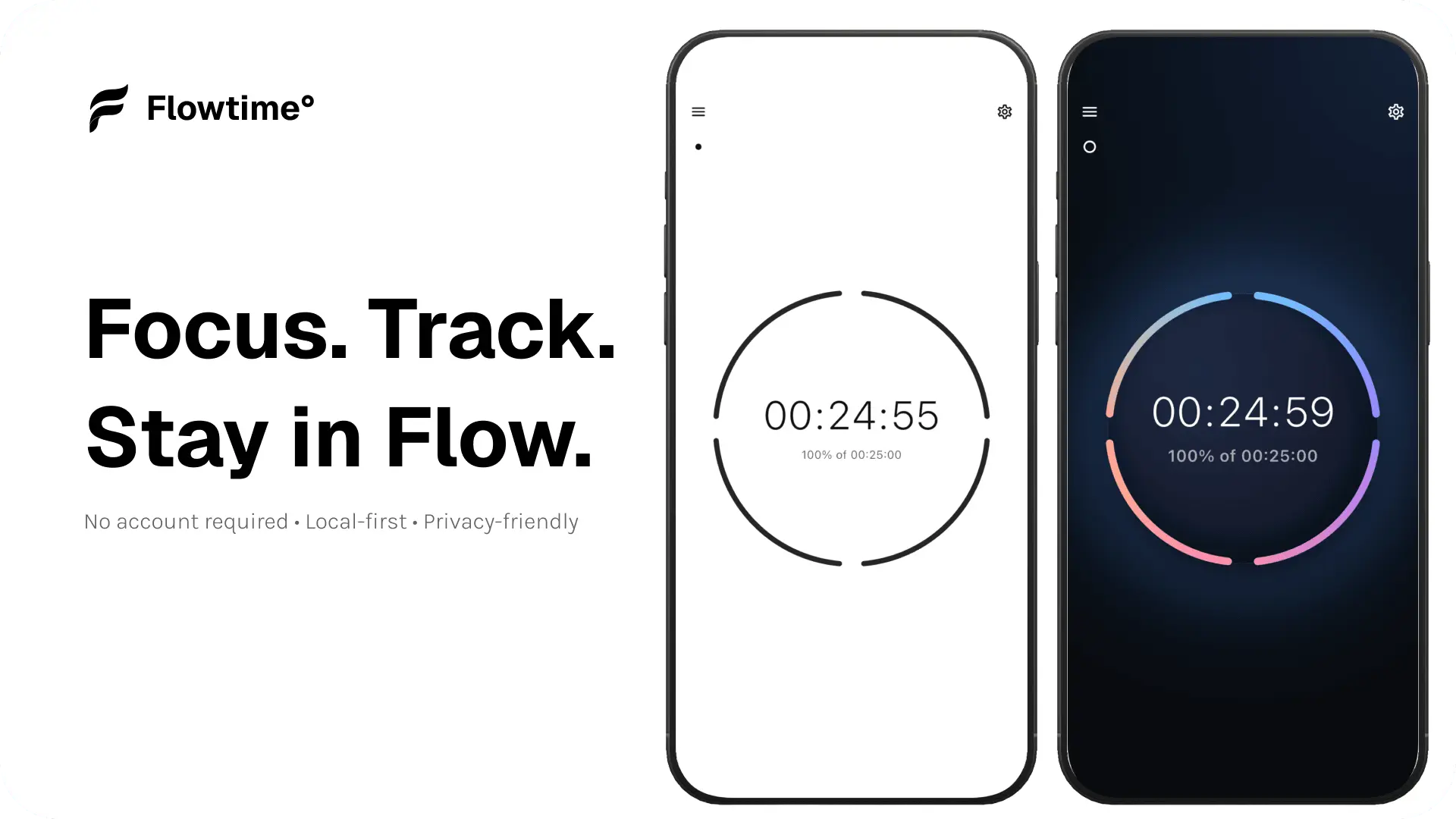 Screenshot 1 of Flowtime ADHD Focus Timer