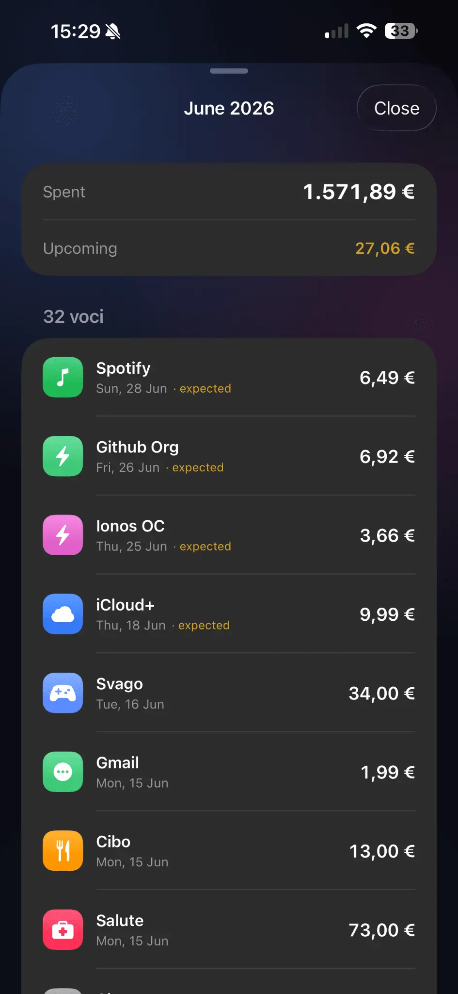 Screenshot 4 of ForeSpend