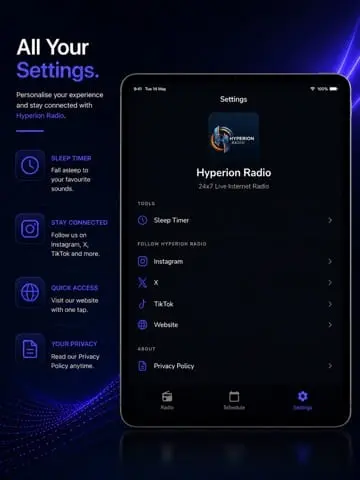 Screenshot 4 of Hyperion Radio