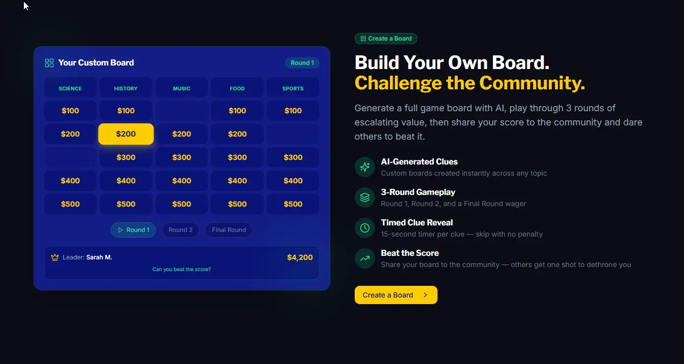 Screenshot 2 of JepPrep - Jeopardy Practice Questions