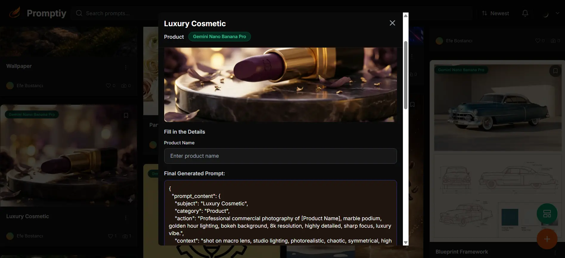 Screenshot 1 of Promptiy