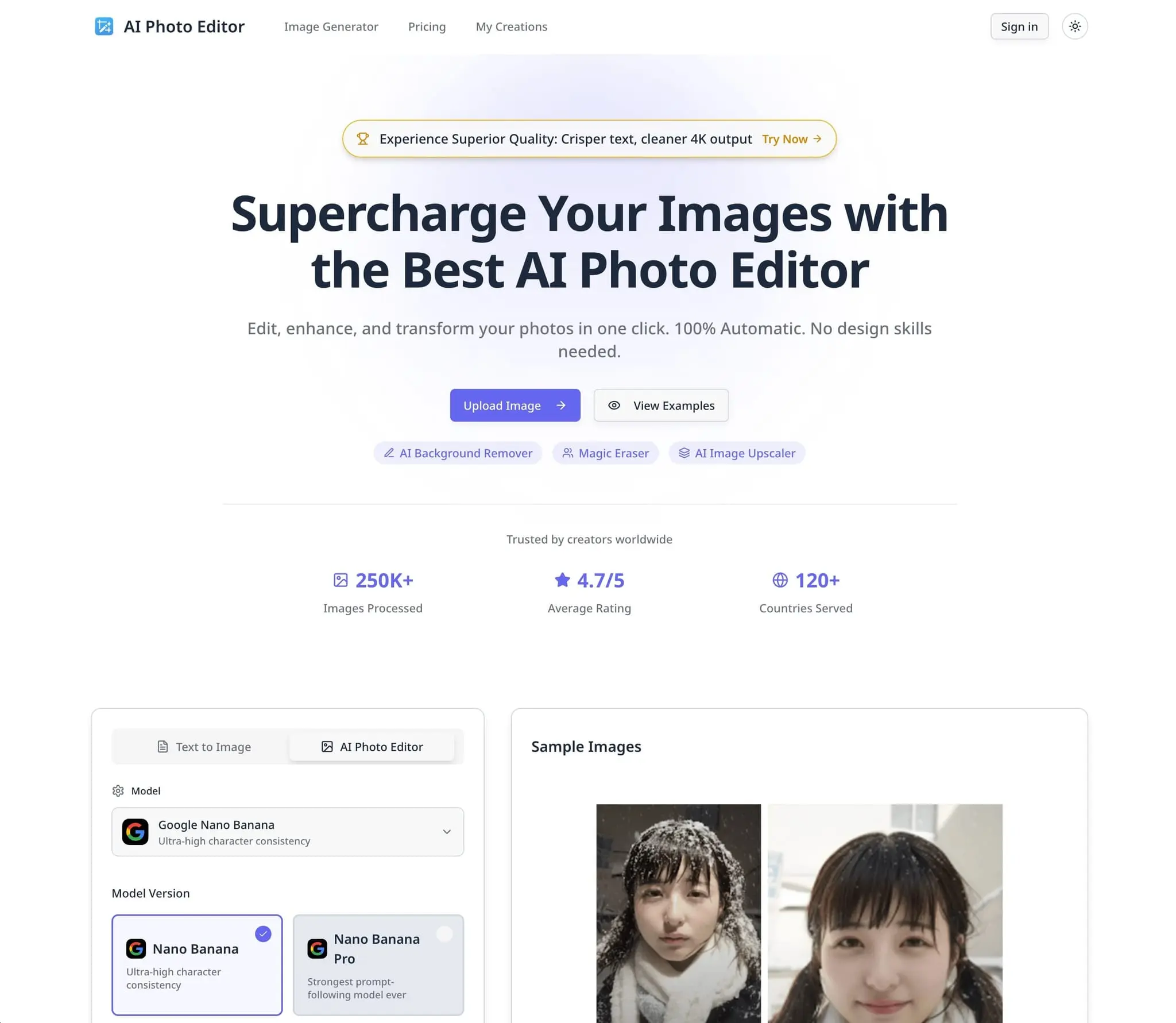 Screenshot 1 of AI Photo Editor