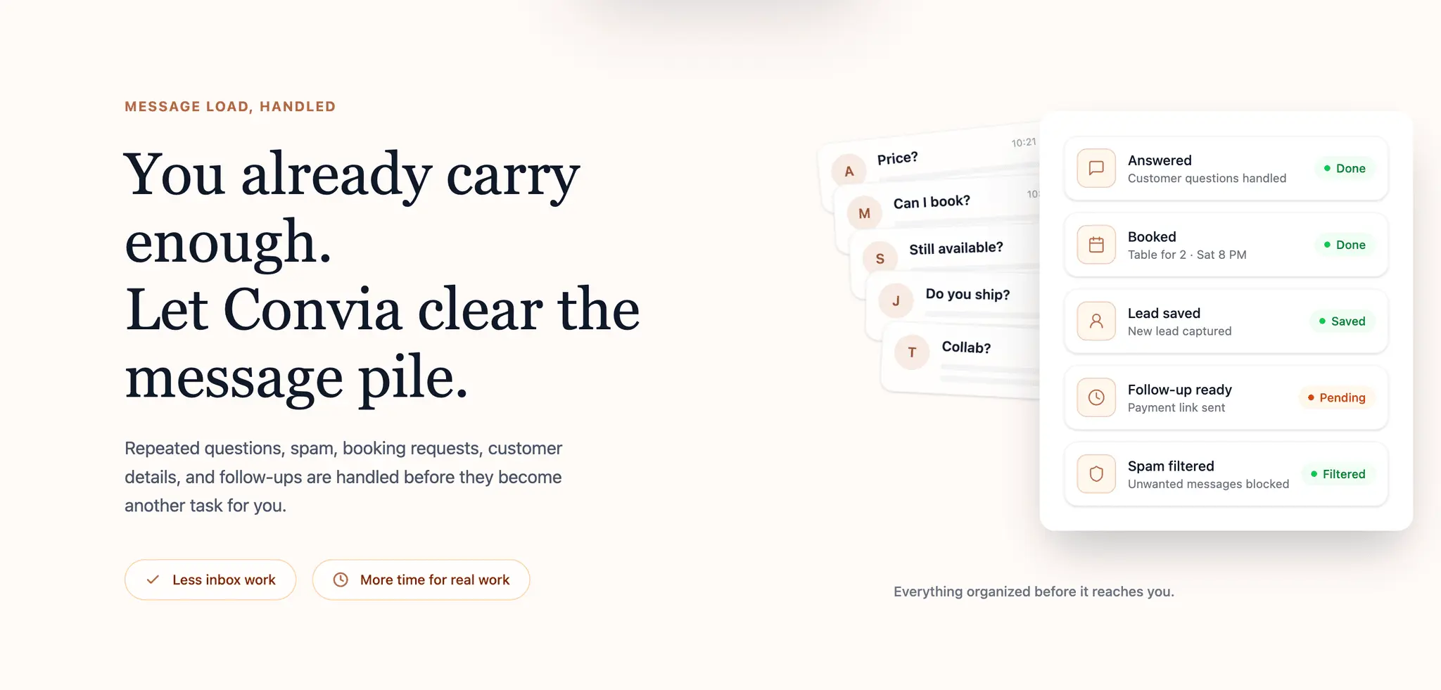 Screenshot 5 of Convia AI Agent