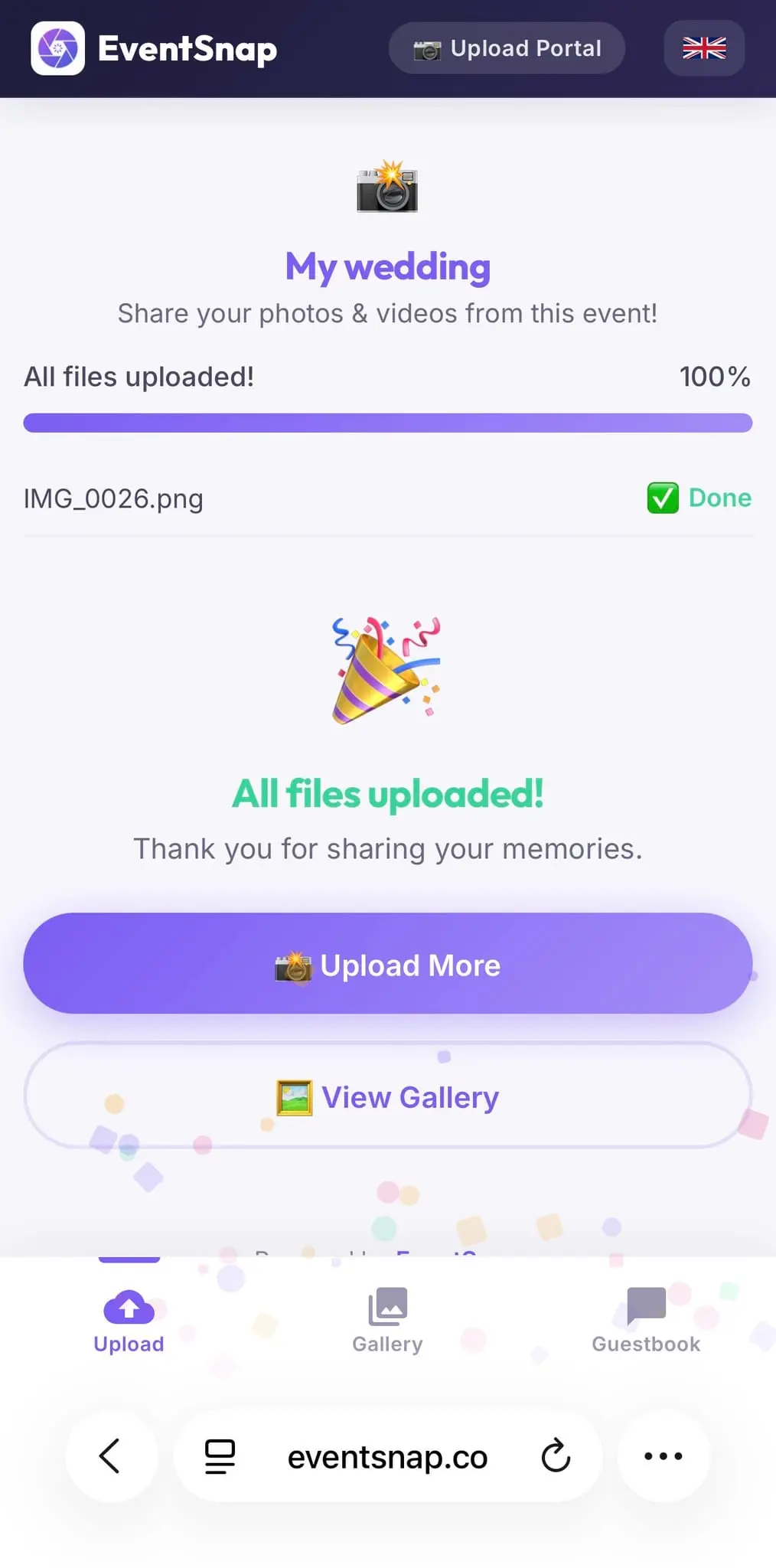 Screenshot 4 of EventSnap