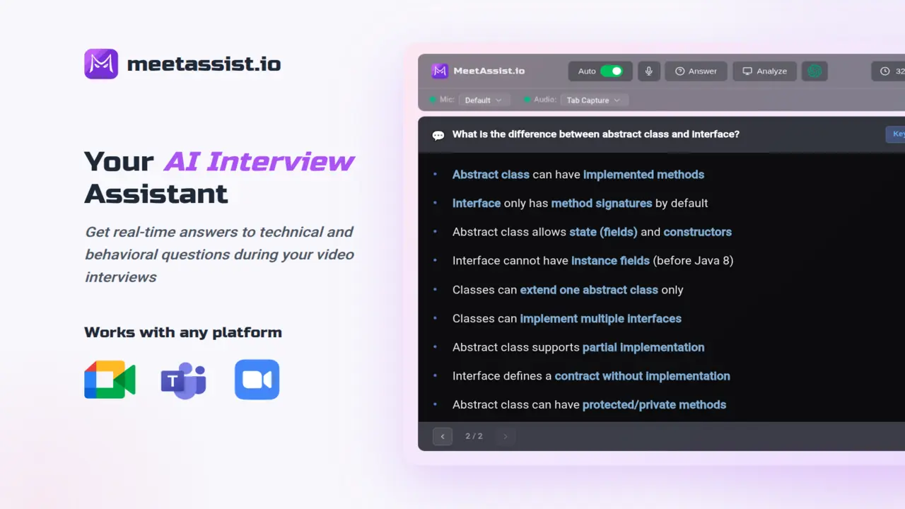 Screenshot 4 of MeetAssist