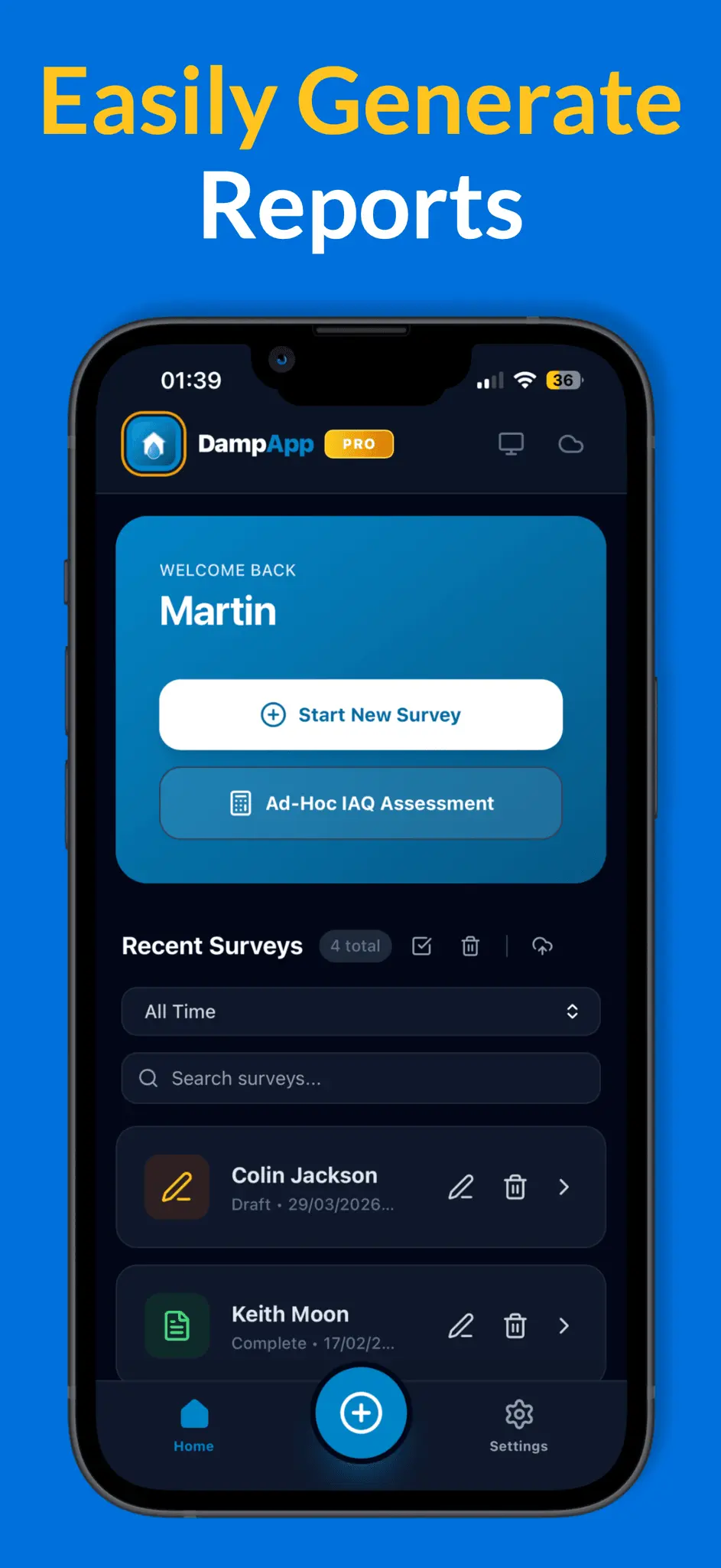 Screenshot 4 of DampSurvey Pro