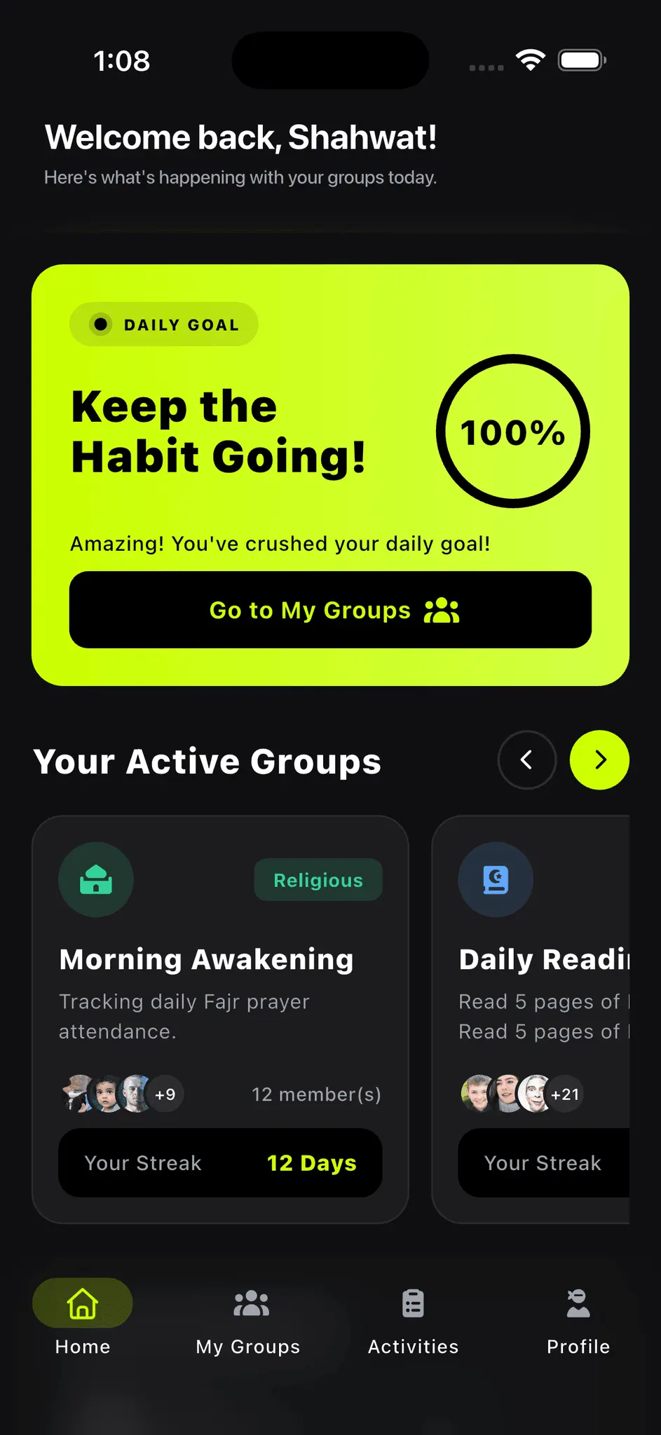 Screenshot 1 of GrowTogether