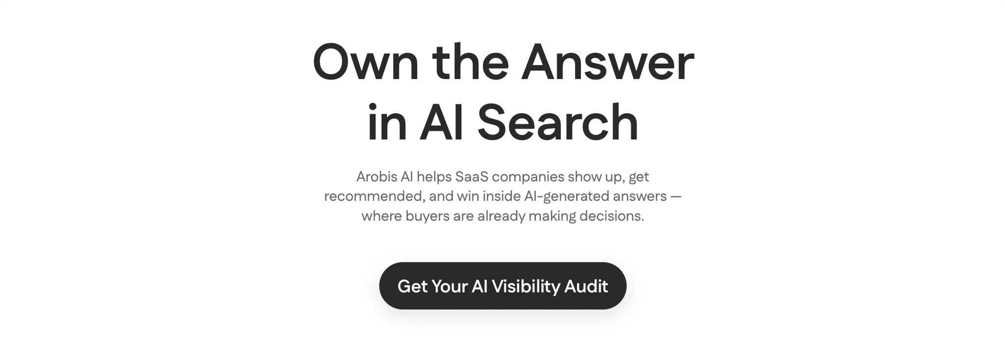Screenshot 1 of Arobis AI
