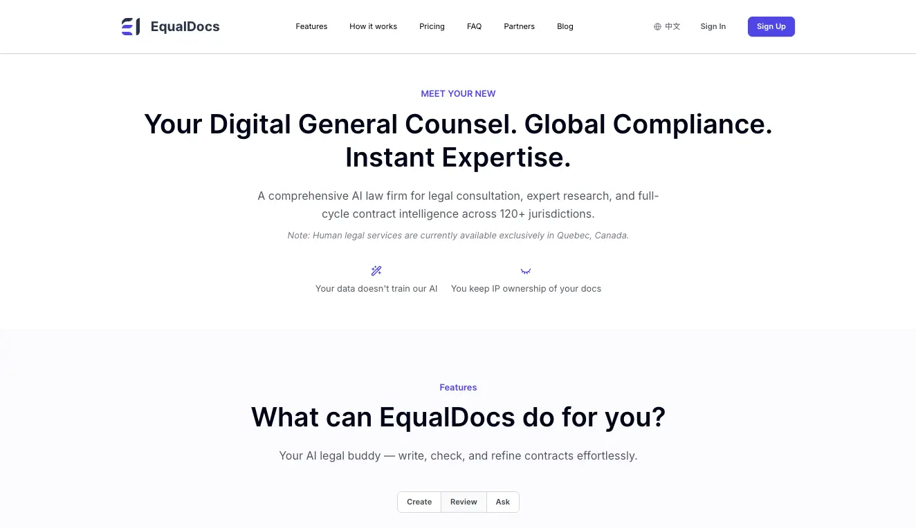 Screenshot 5 of EqualDocs AI
