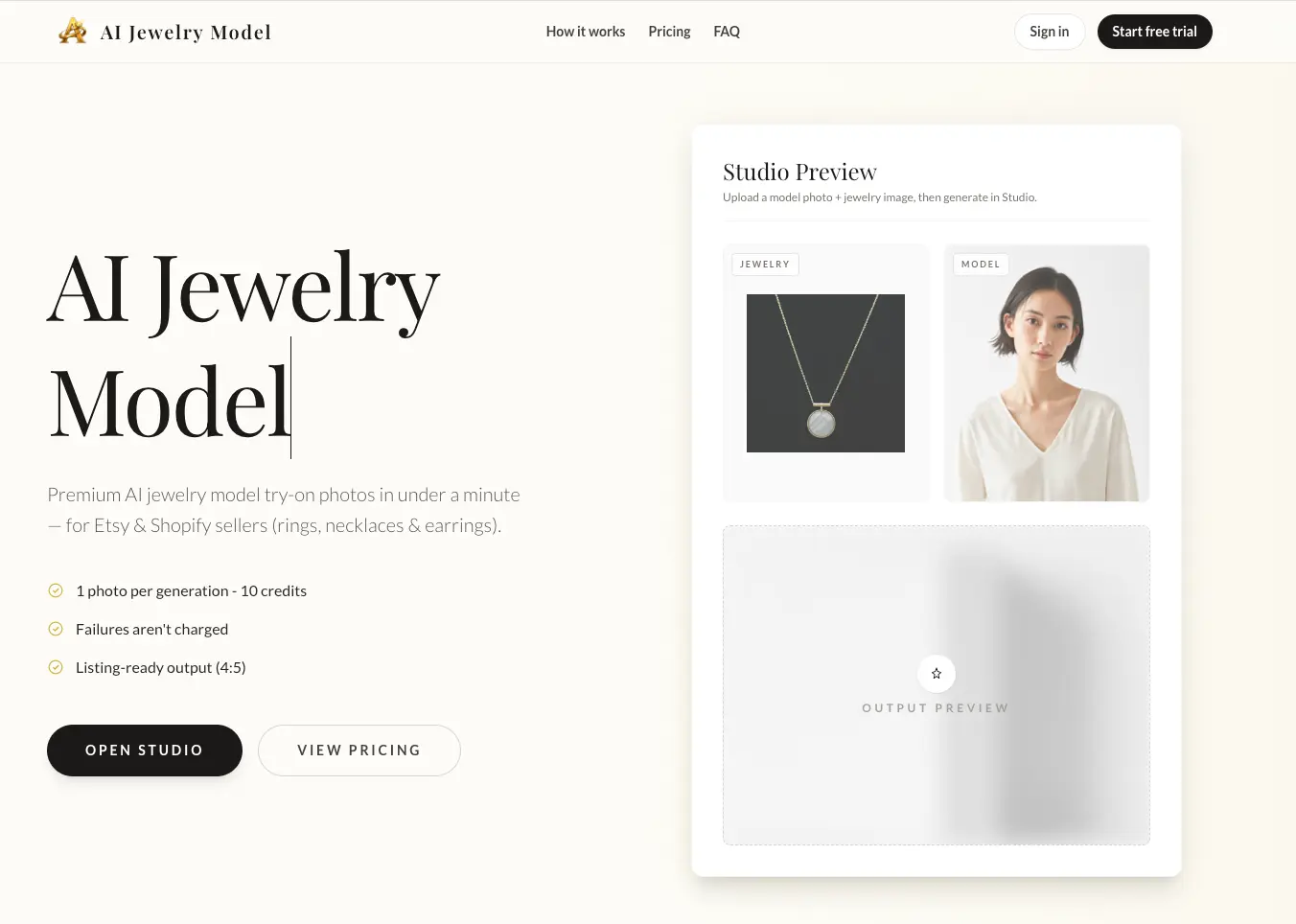 Screenshot 2 of AI Jewelry Model