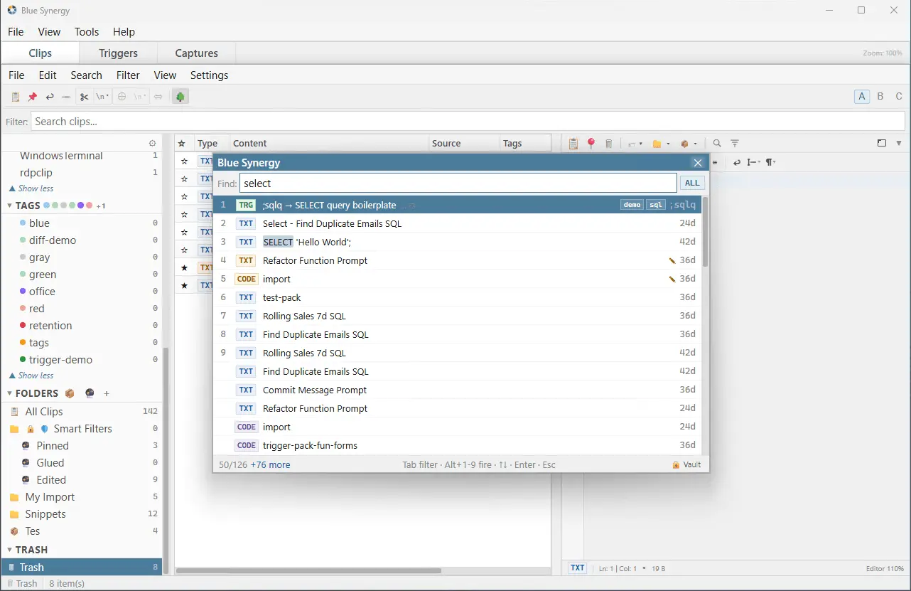 Screenshot 1 of Blue Synergy