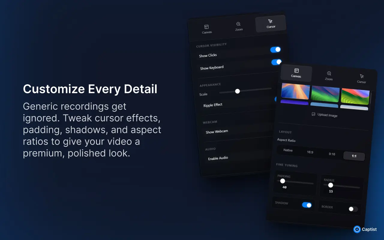 Screenshot 5 of Captist - Screen Recorder & Auto Zoom
