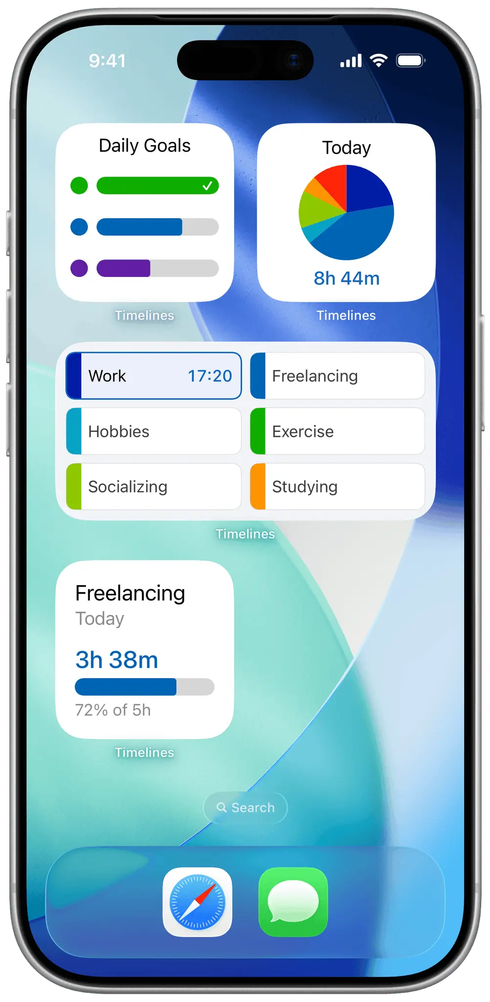 Screenshot 8 of Timelines Time Tracking