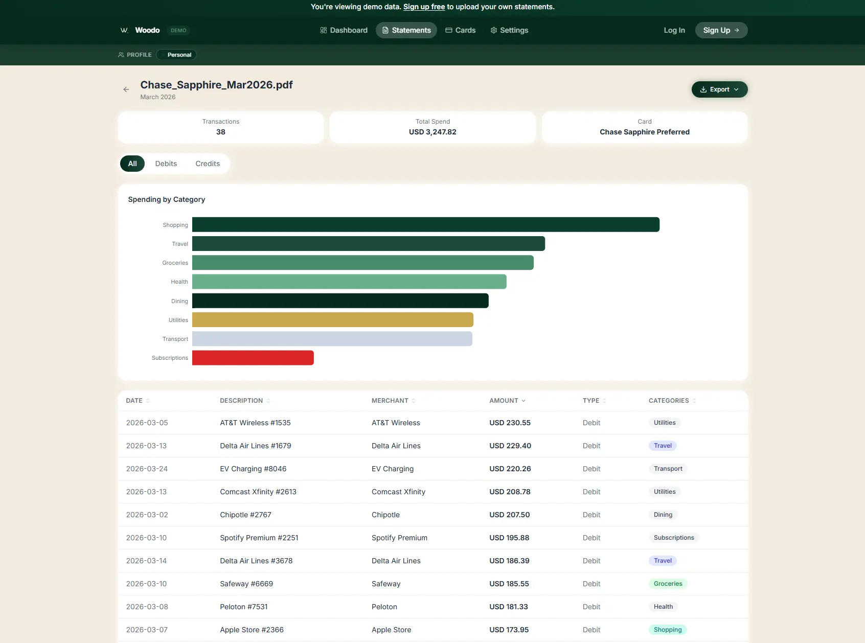 Screenshot 1 of Woodo Finance