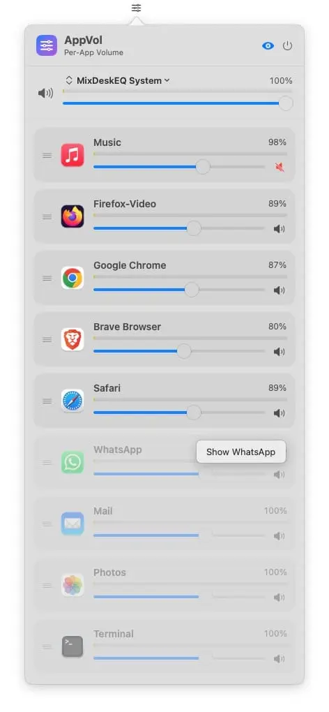 Screenshot 4 of AppVol