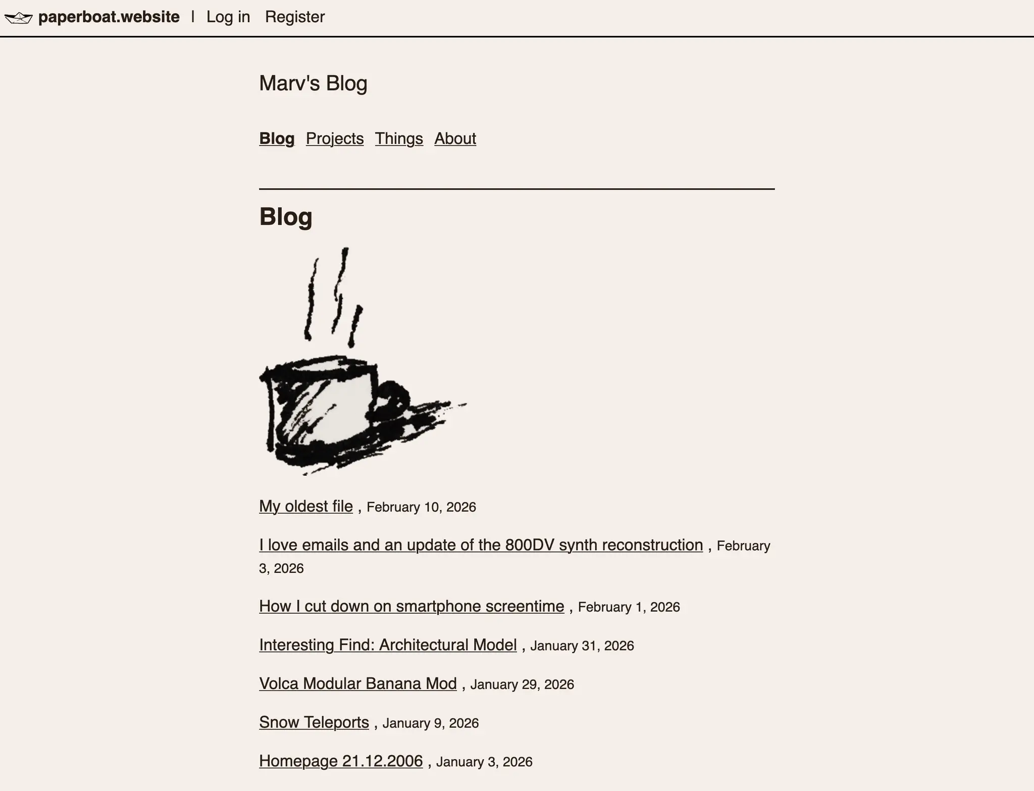 Screenshot 3 of paperboat.website