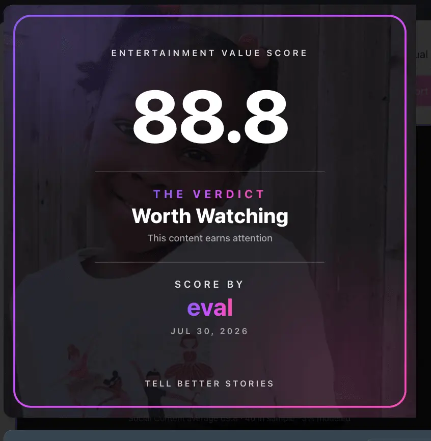 Screenshot 1 of Entertainment Value Generator