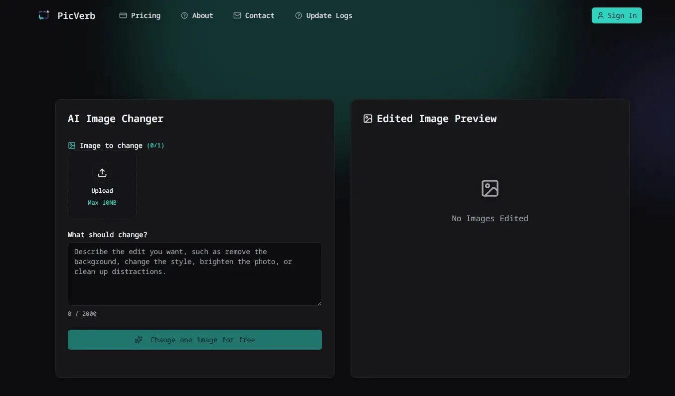 Screenshot 1 of PicVerb
