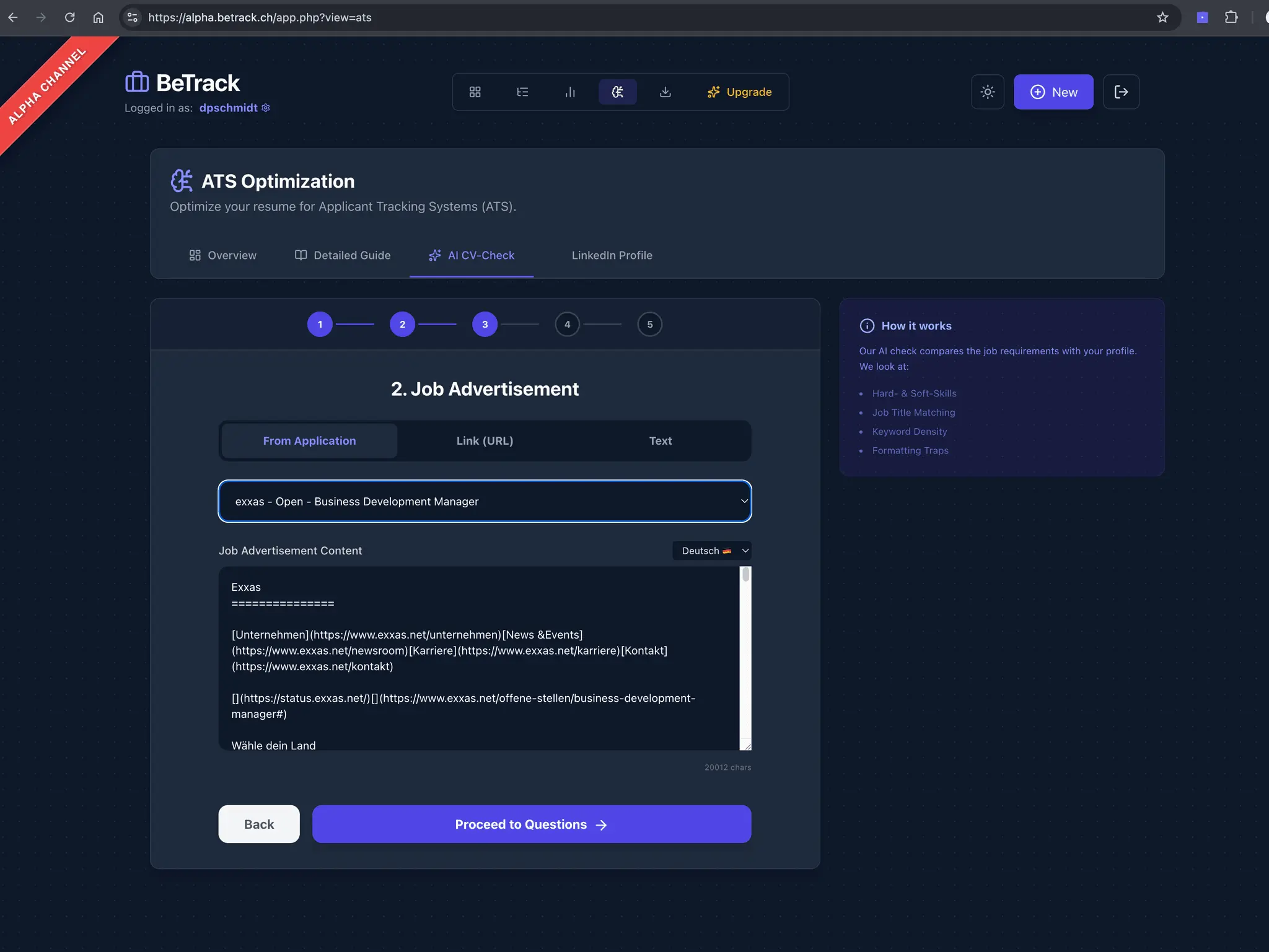 Screenshot 2 of BeTrack