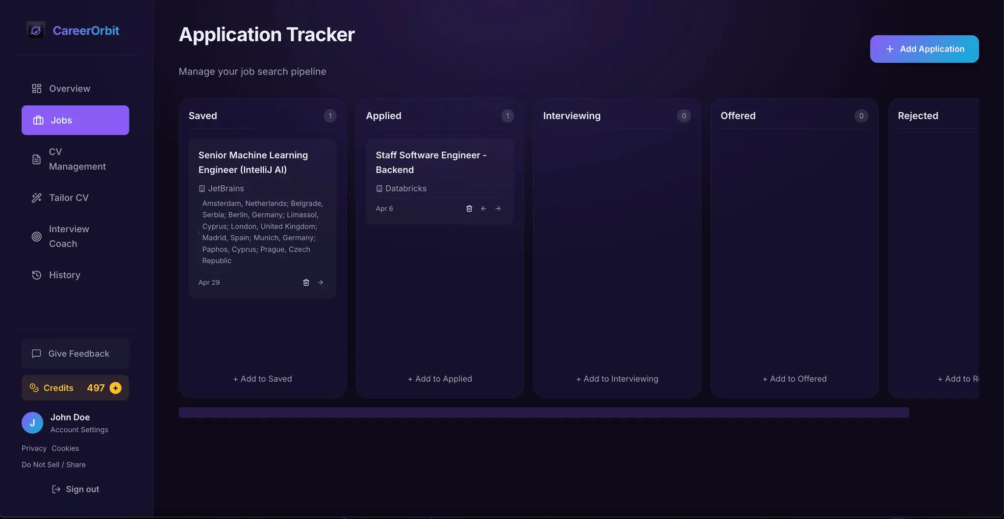 Screenshot 2 of CareerOrbit