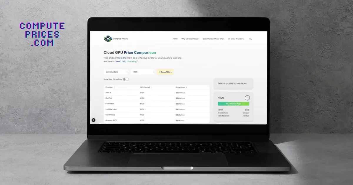 Screenshot 1 of Compute Prices