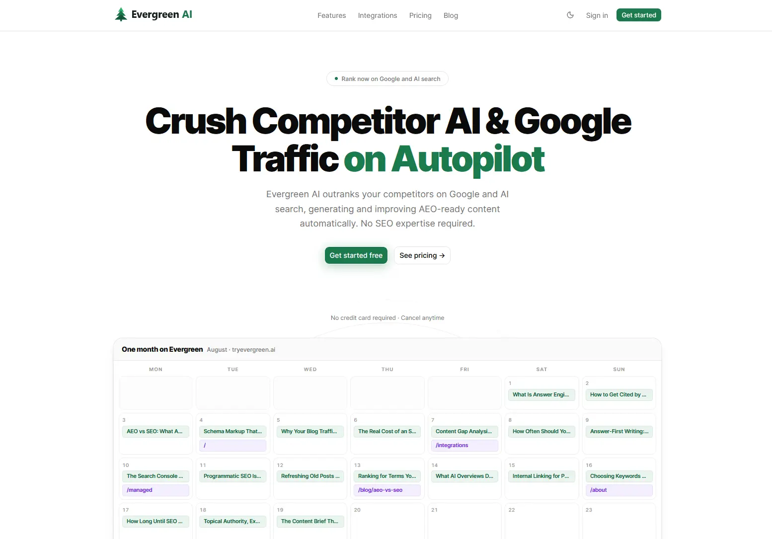 Screenshot 1 of Evergreen AI