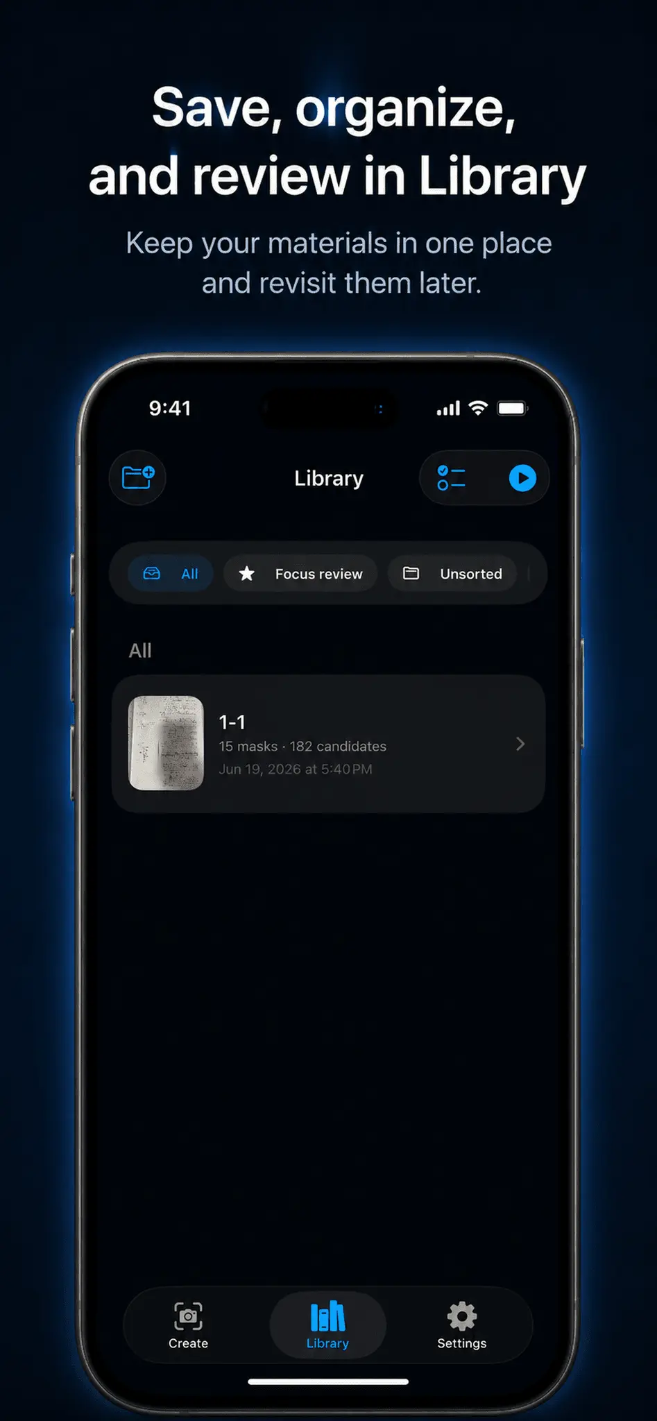 Screenshot 3 of AI Memorize Sheet