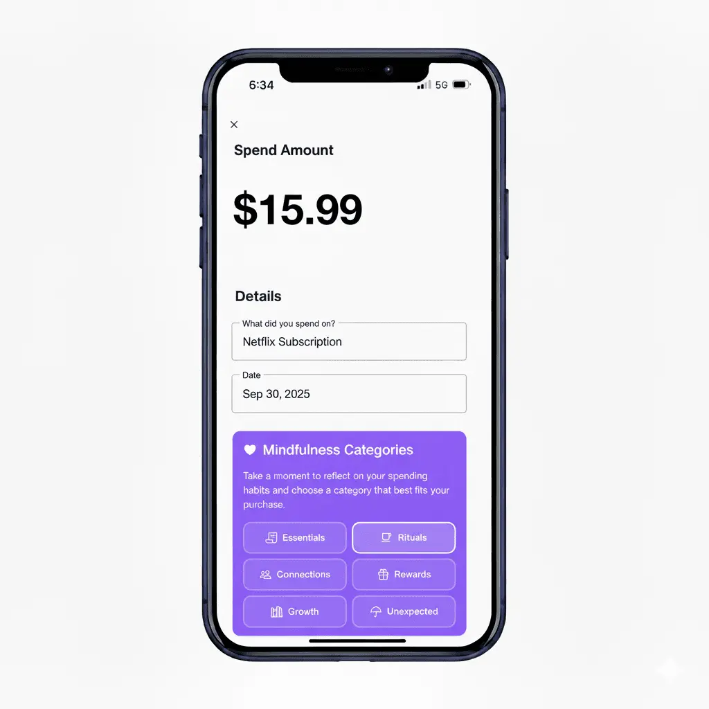 Screenshot 5 of Spendless - Mindful Spending Tracker