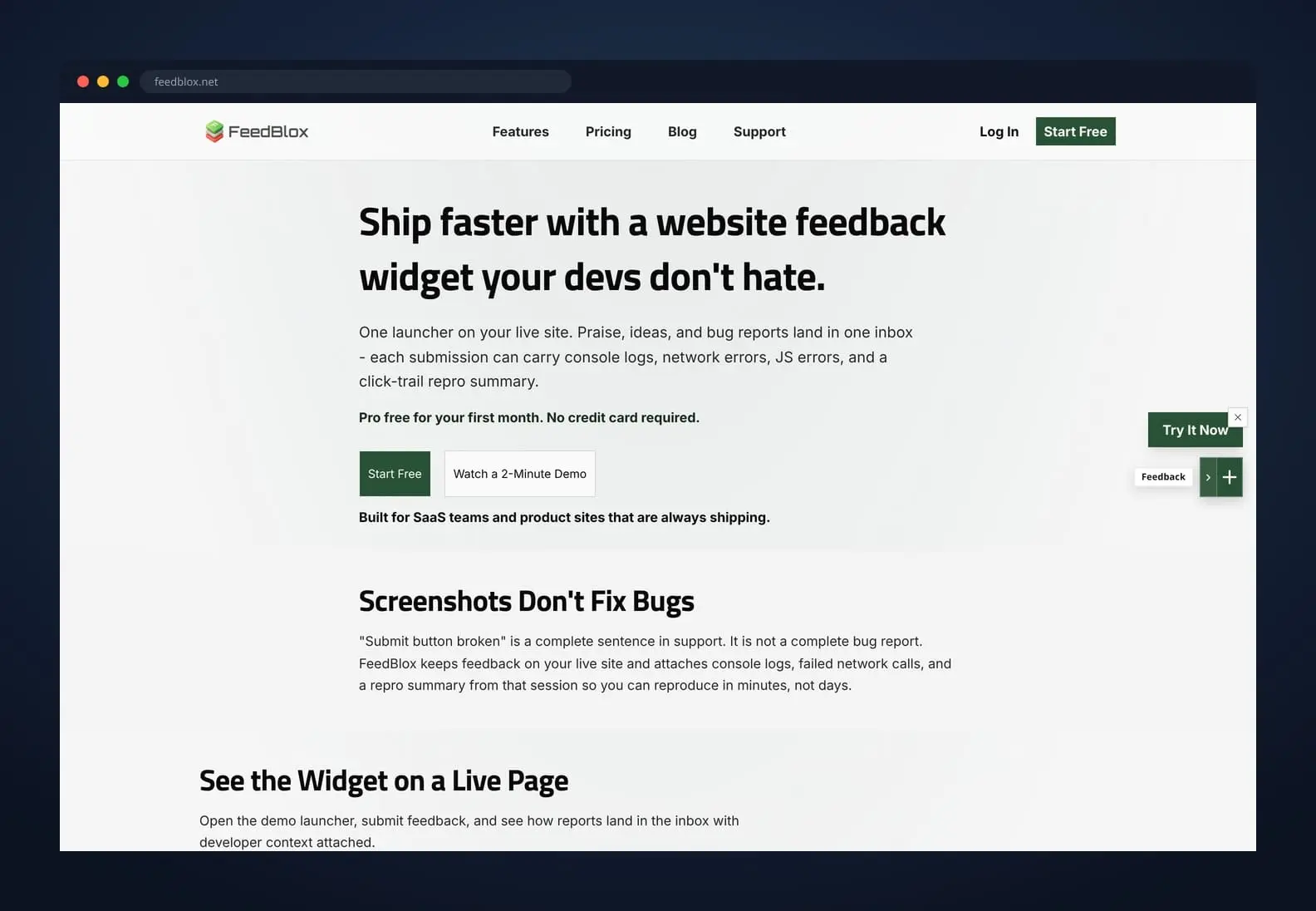 Screenshot 2 of FeedBlox