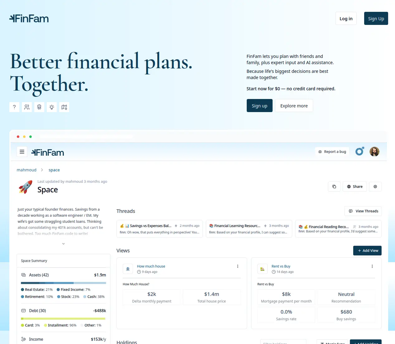 Screenshot 1 of FinFam