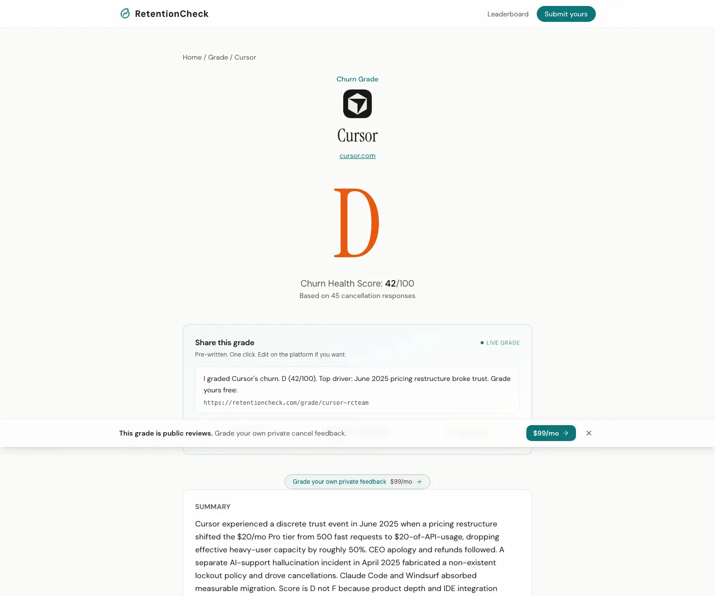 Screenshot 4 of RetentionCheck