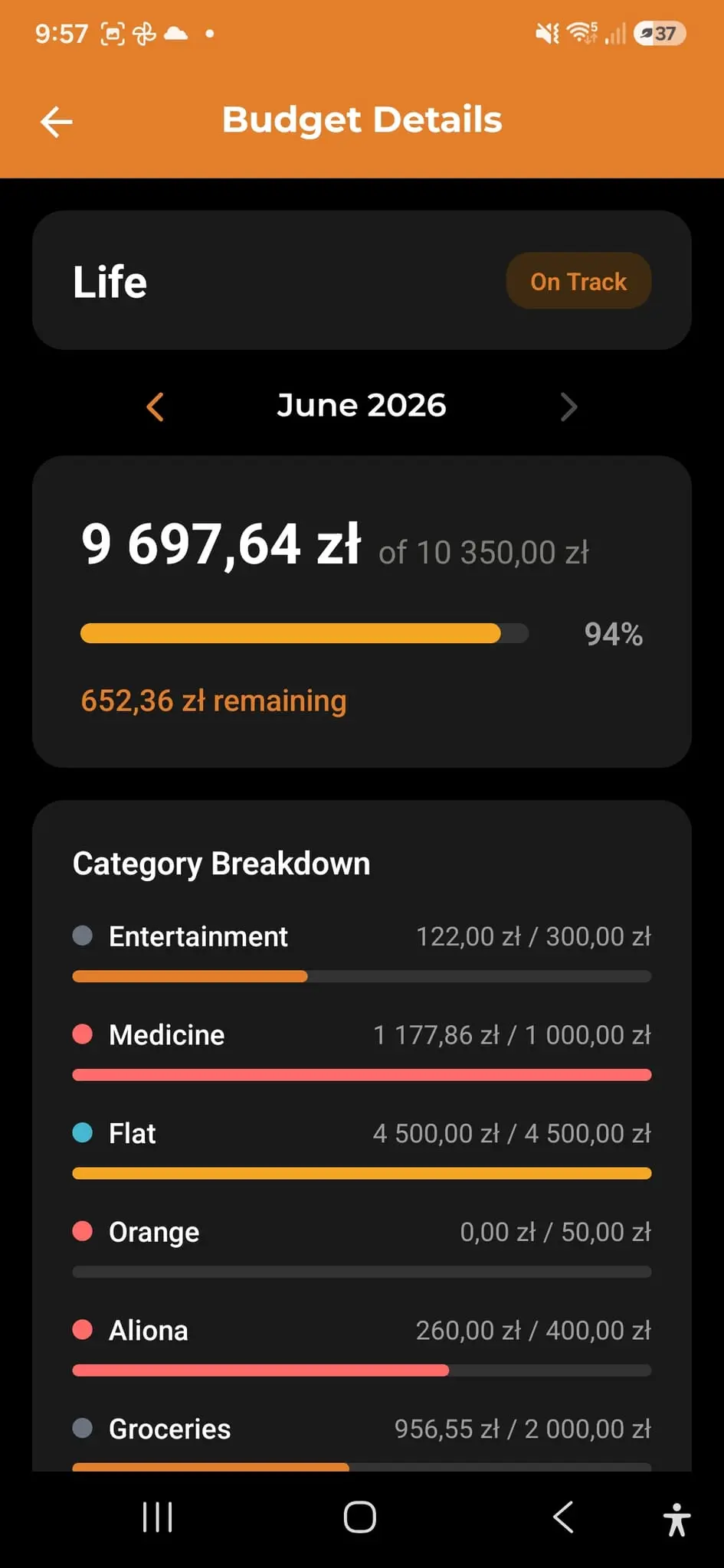 Screenshot 5 of AI Budget Assistant