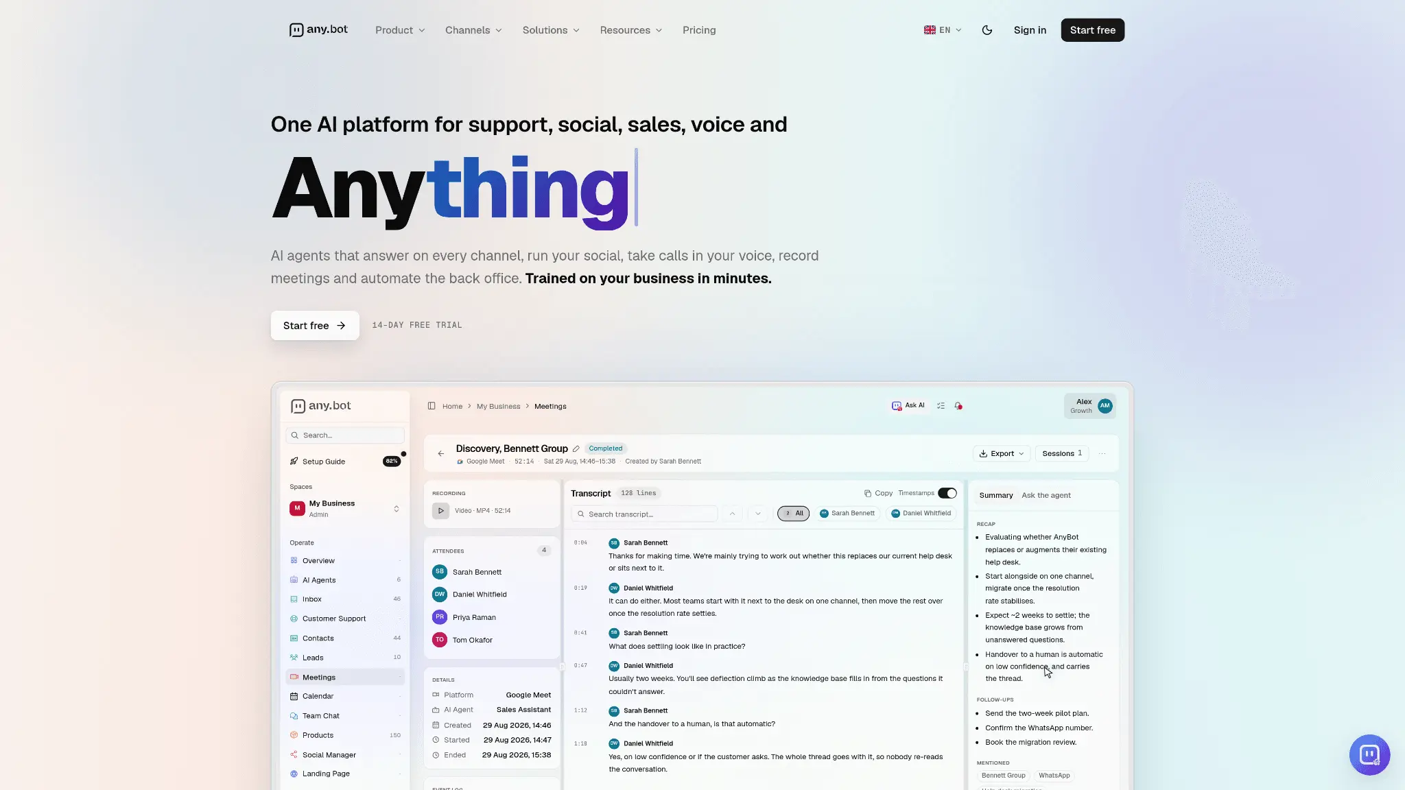 Screenshot 1 of AnyBot