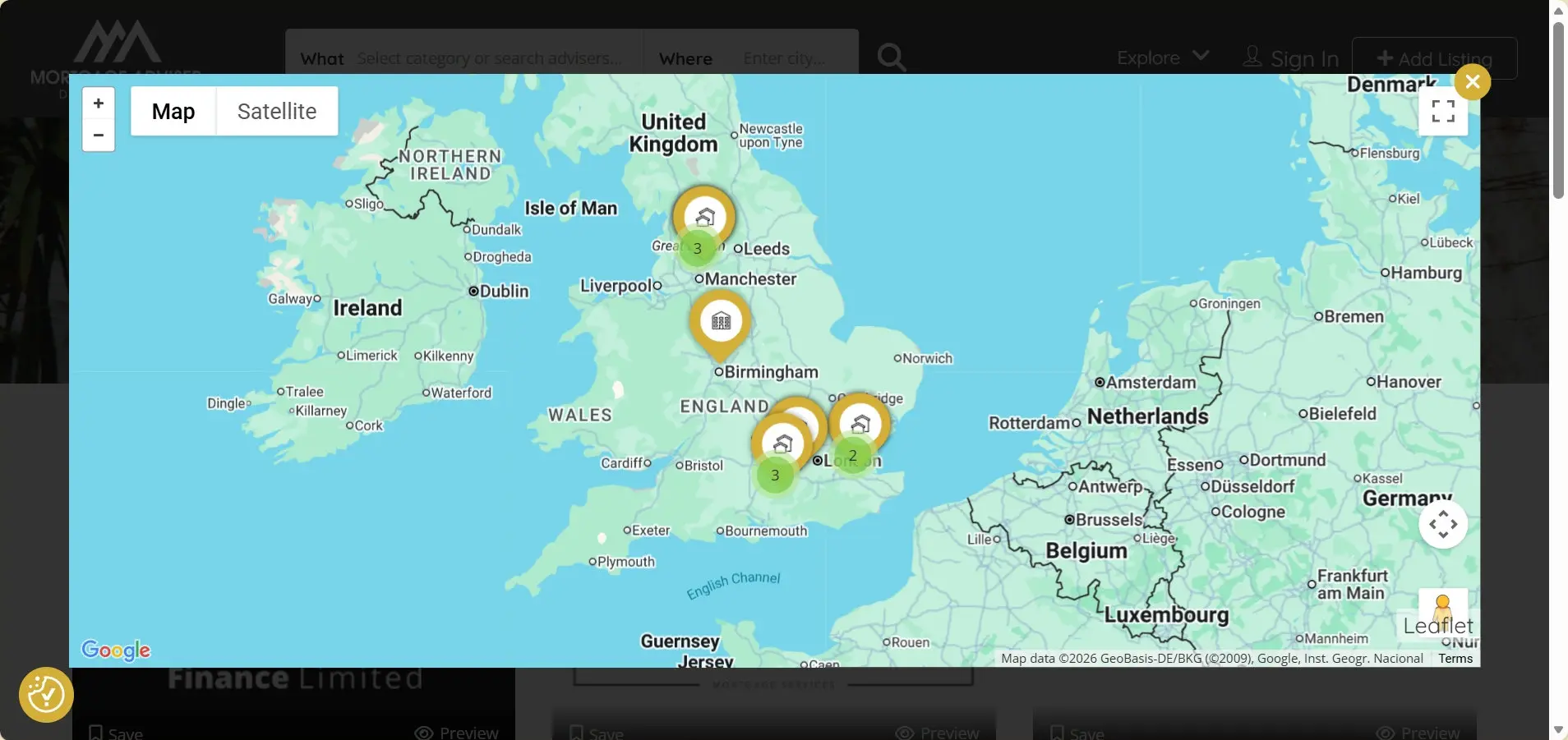Screenshot 3 of Mortgage Adviser Directory