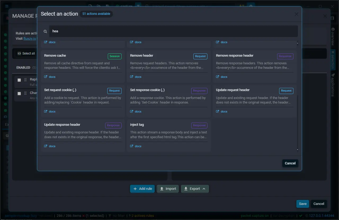 Screenshot 3 of Fluxzy Desktop