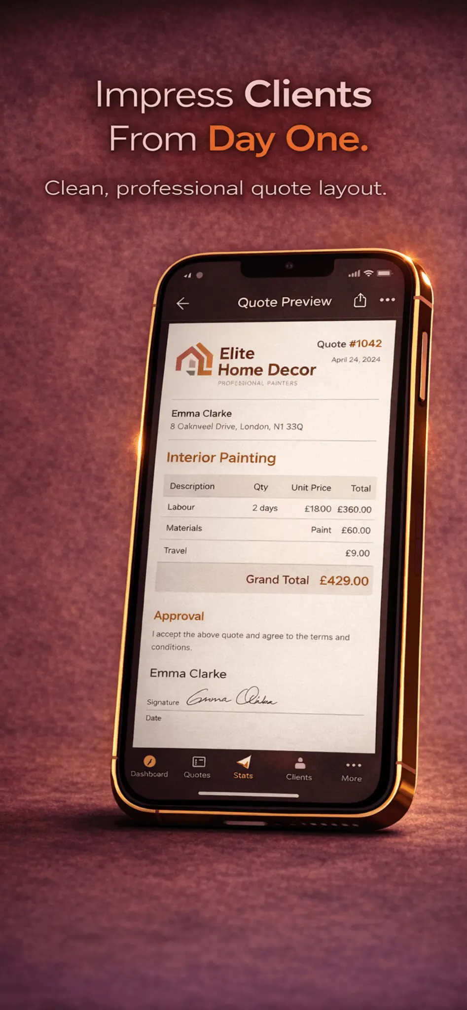 Screenshot 2 of QuoteGuru–Quote App for Trades
