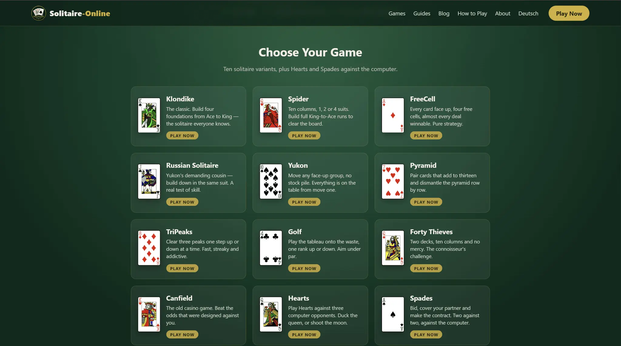 Screenshot 2 of Solitaire-online.com
