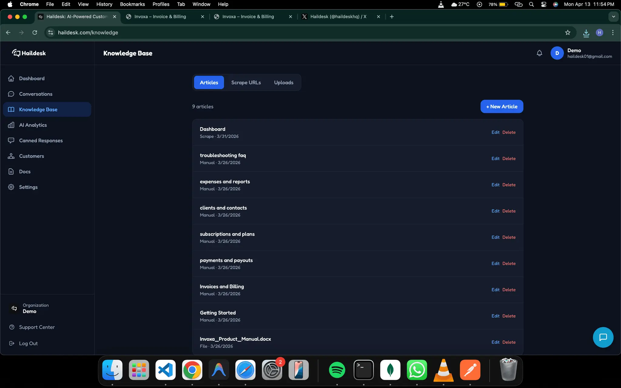 Screenshot 2 of Haildesk