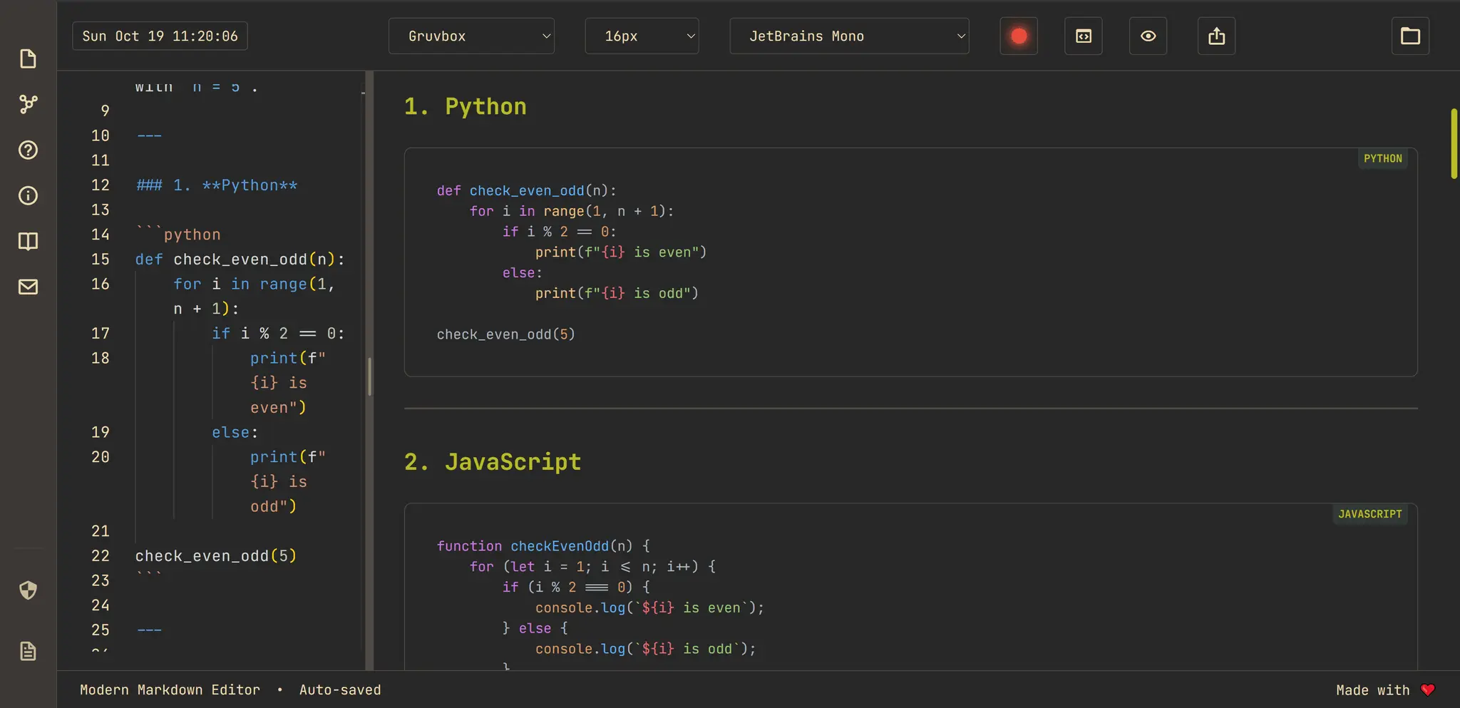 Screenshot 7 of Modern Markdown Editor