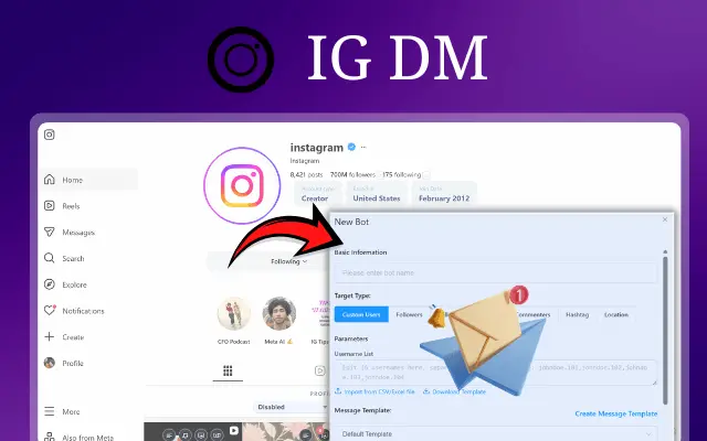 Screenshot 1 of IG DM
