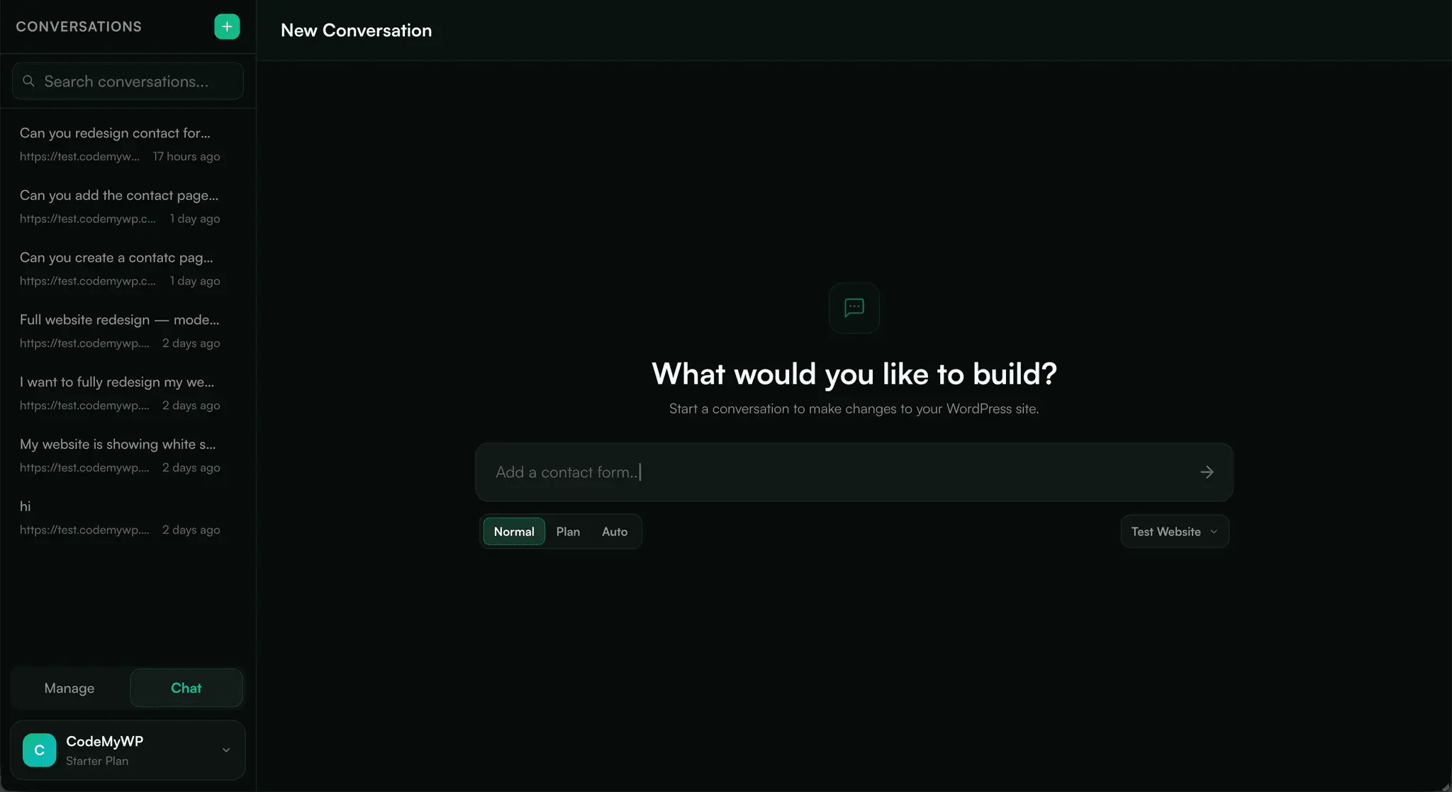 Screenshot 3 of CodeMyWP