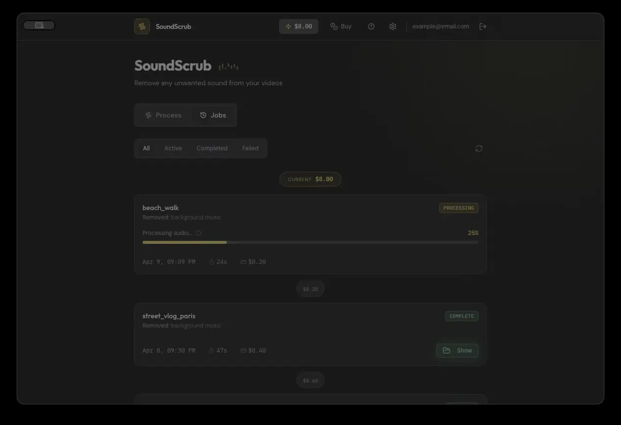Screenshot 1 of SoundScrub