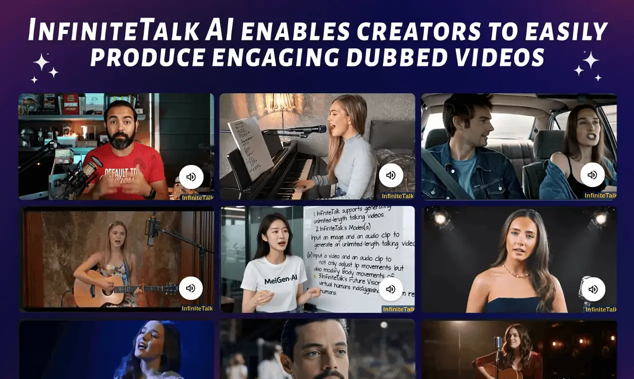 Screenshot 1 of Infinite Talk AI: Audio-Driven Lip Sync