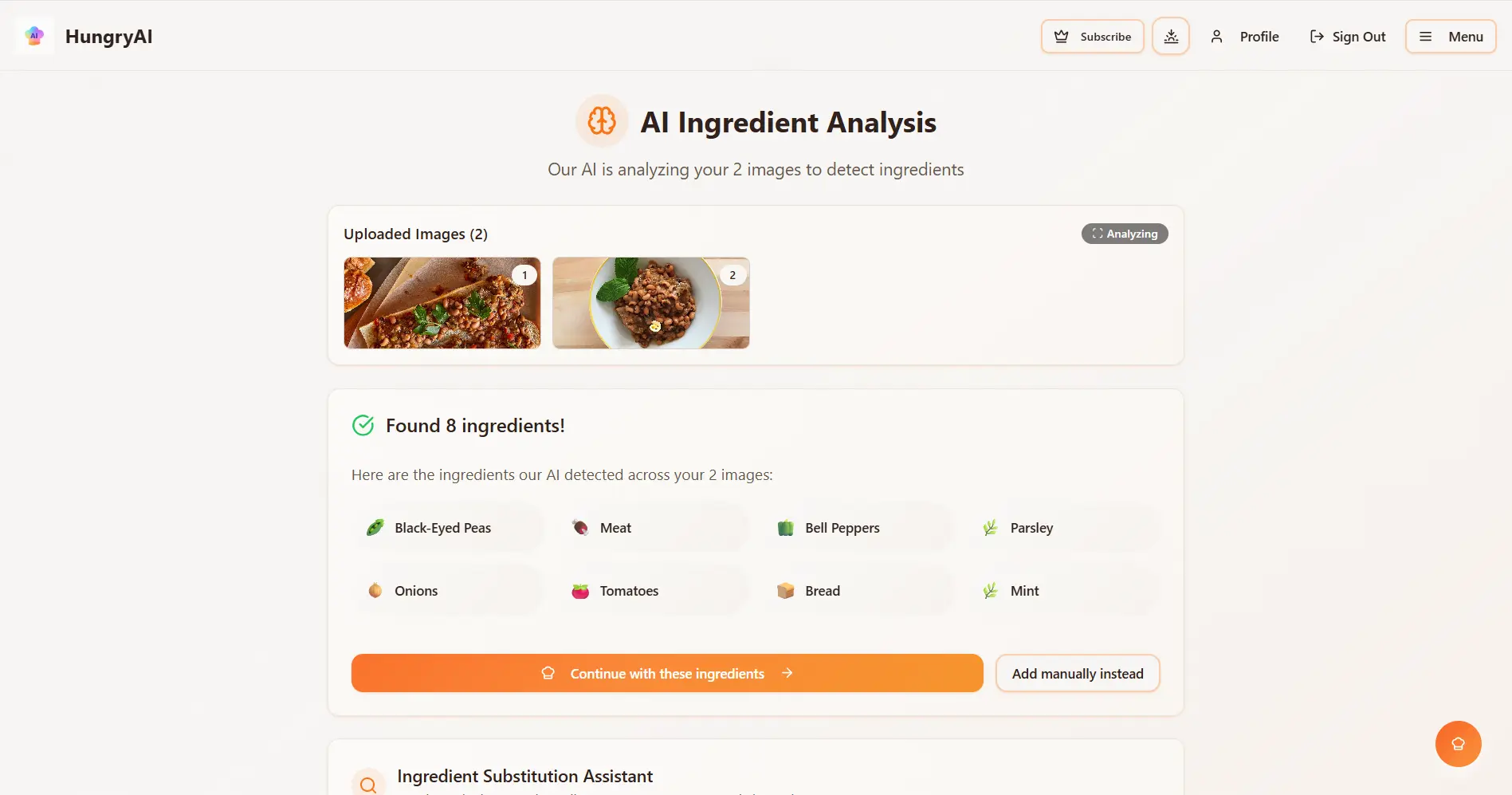 Screenshot 3 of HungryAI
