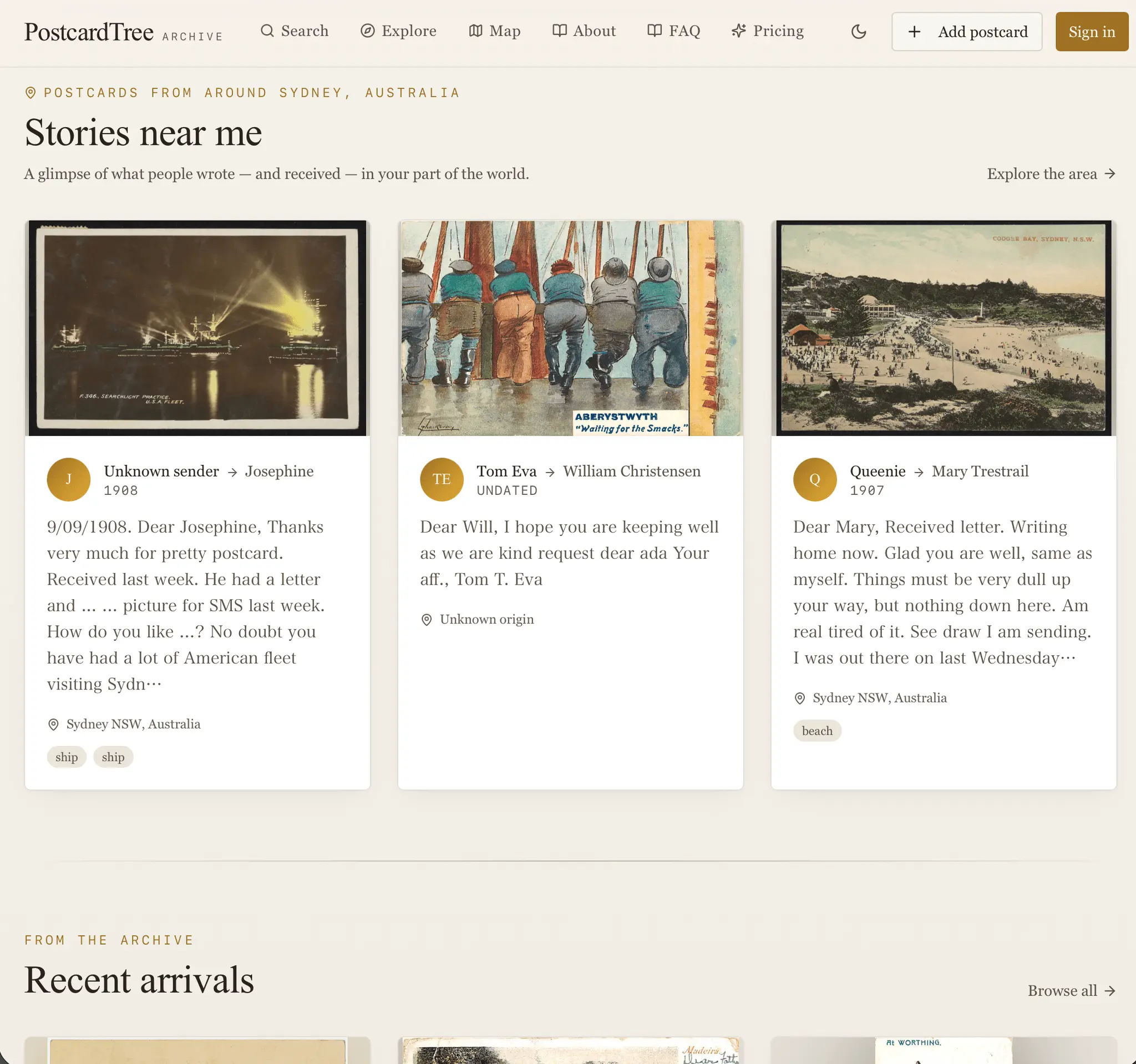 Screenshot 4 of PostcardTree