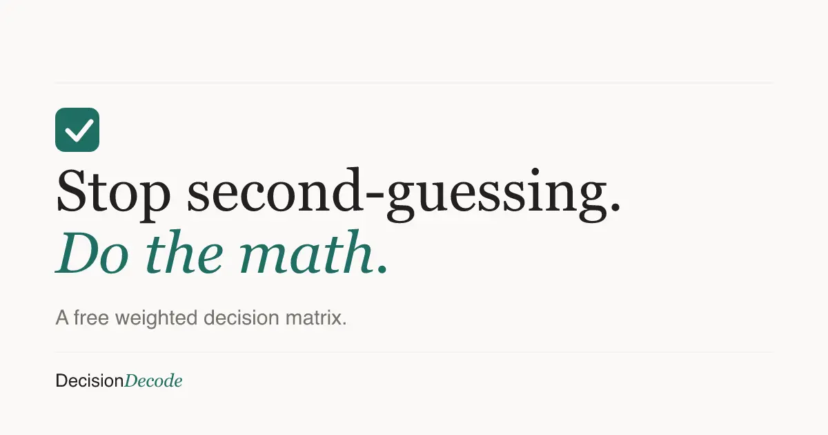 Screenshot 1 of DecisionDecode