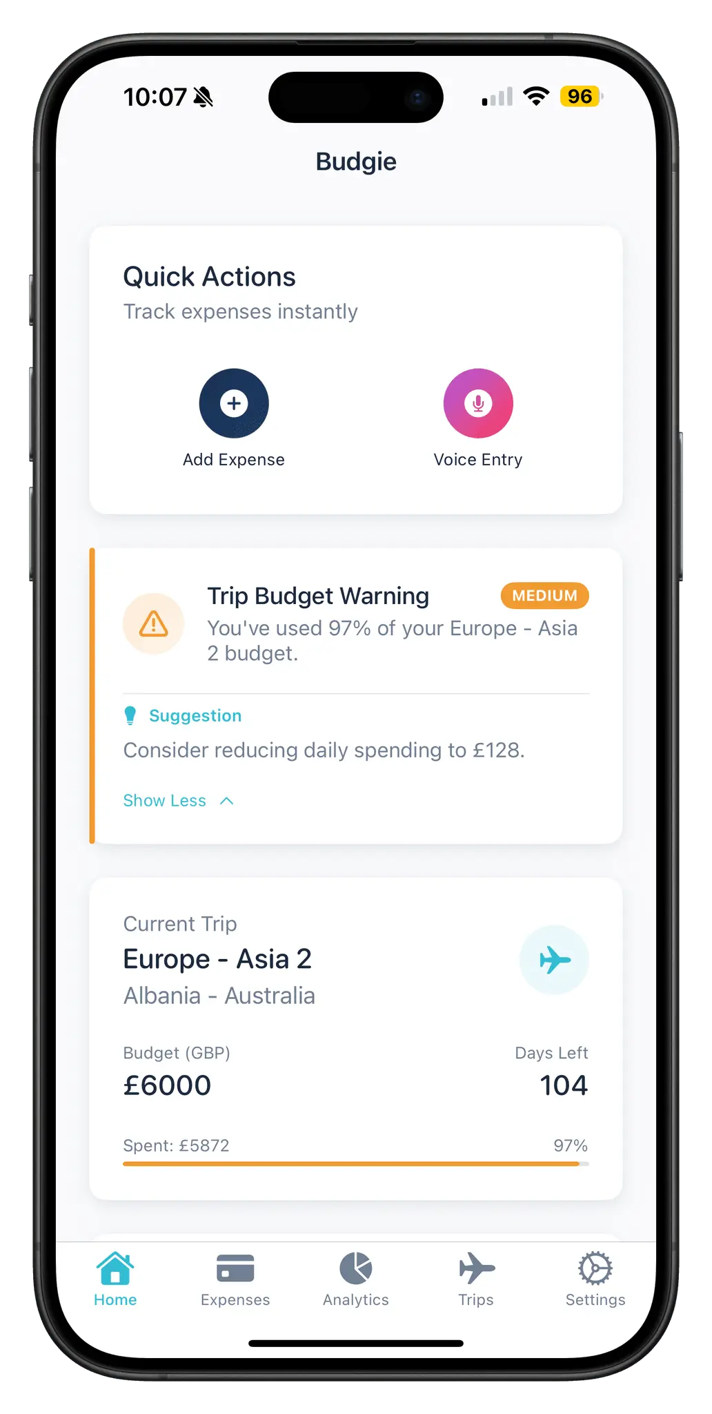 Screenshot 7 of BudgieAI