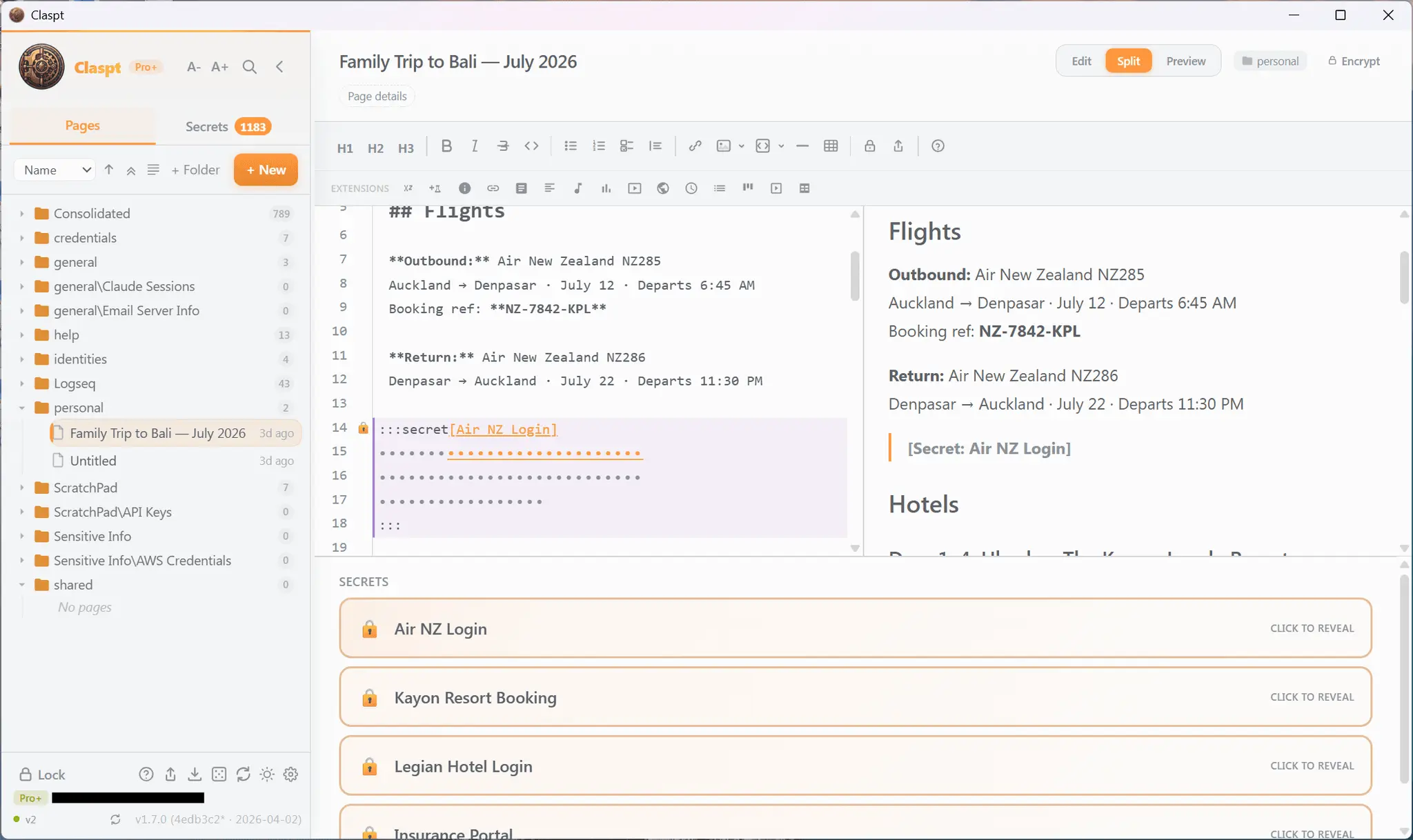 Screenshot 1 of Claspt